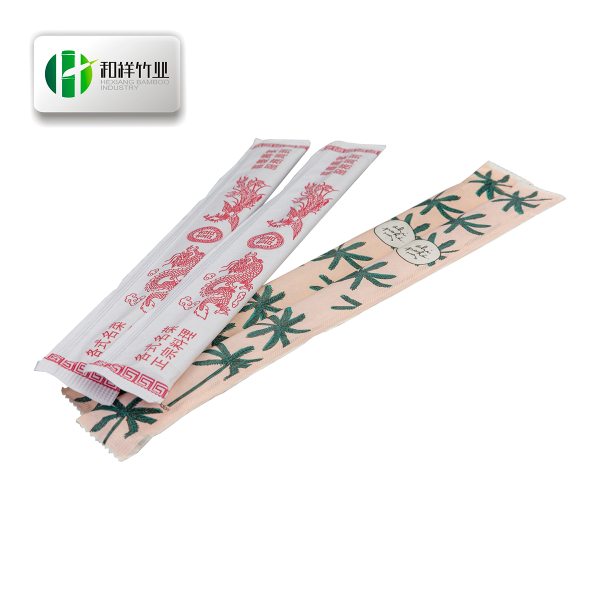 Bamboo chopsticks with full paper warpper